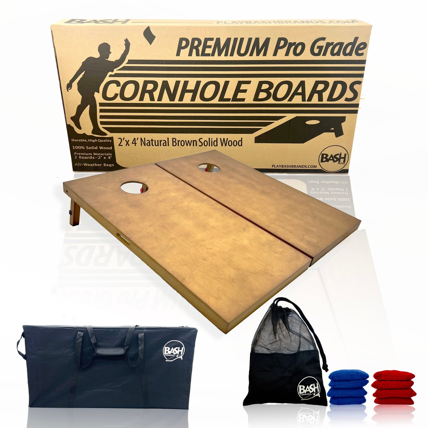 Premium Cornhole Board Set – Solid Wood, Regulation Size