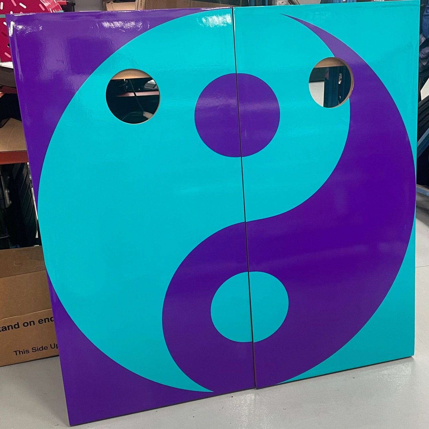 Custom Pro-Grade Cornhole Board Set – Regulation Size (Solid Wood)