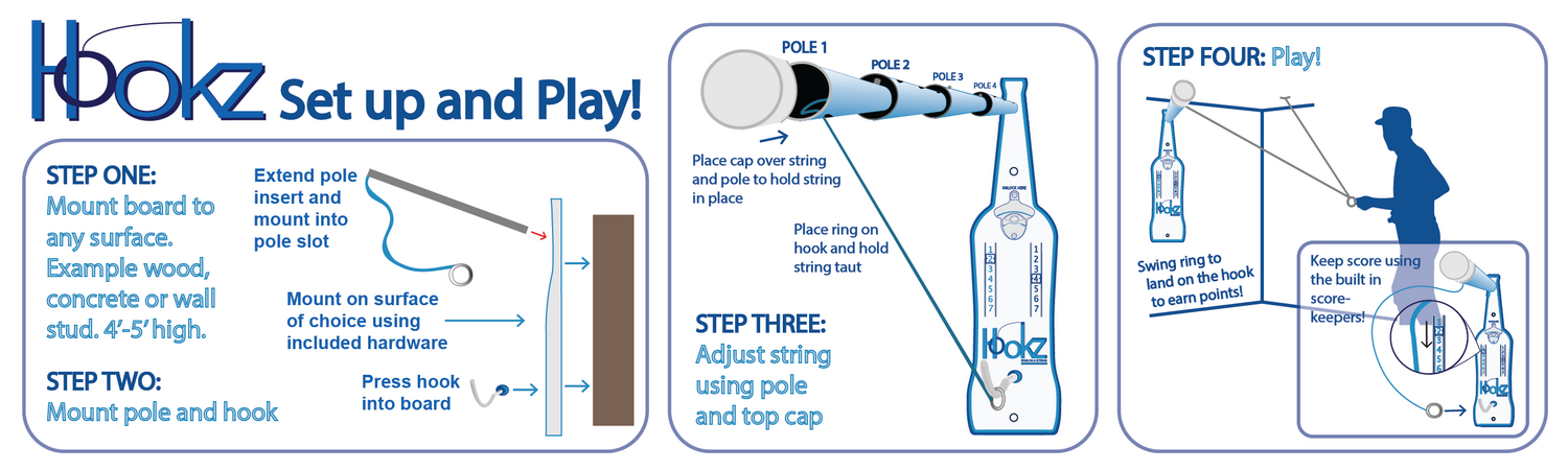 Hookz LED Hook and Ring Toss Game