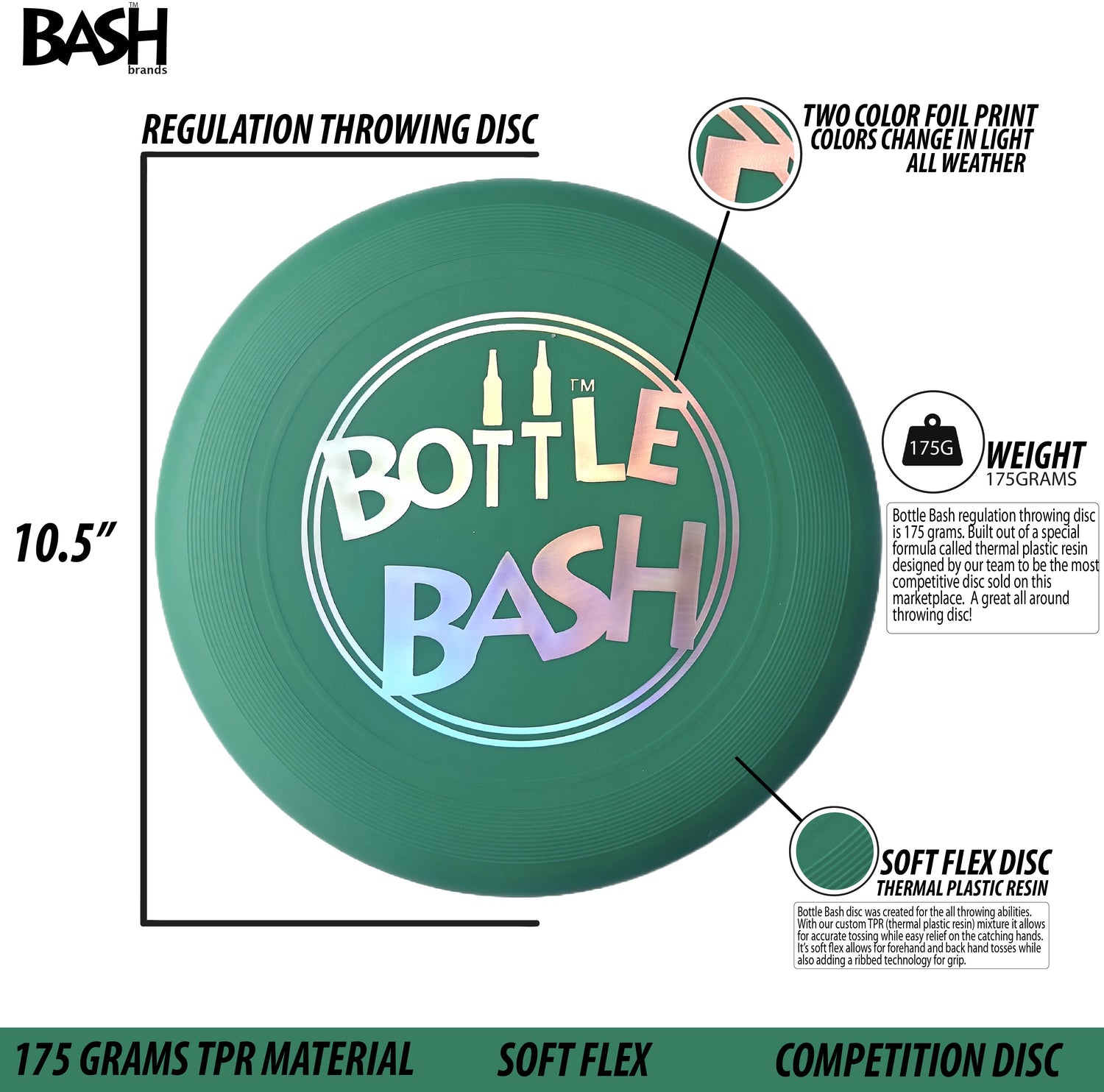 Bottle Bash Disc (2 Colors)