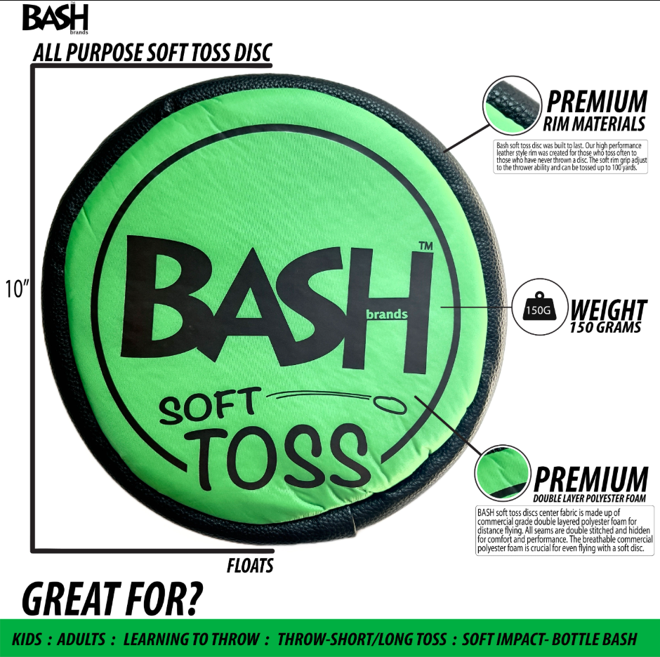 Bash Soft Toss Disc (7 Colors)